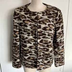NEW—-Charter Club Leopard Print Jacket